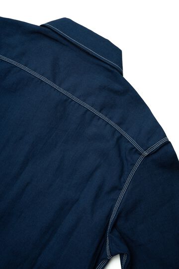 MS003R SELVEDGE CHAMBRAY SHIRT,INDIGO, small image number 11