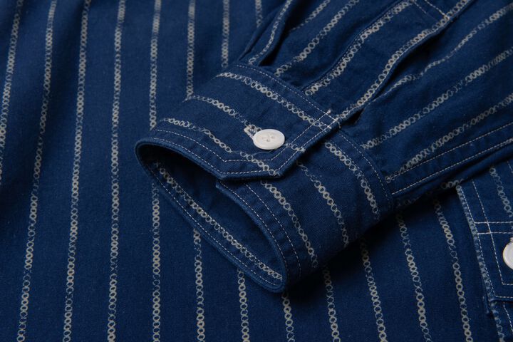 【Pre-Order】5748 RING WABASH Shirts,INDIGO, medium image number 3