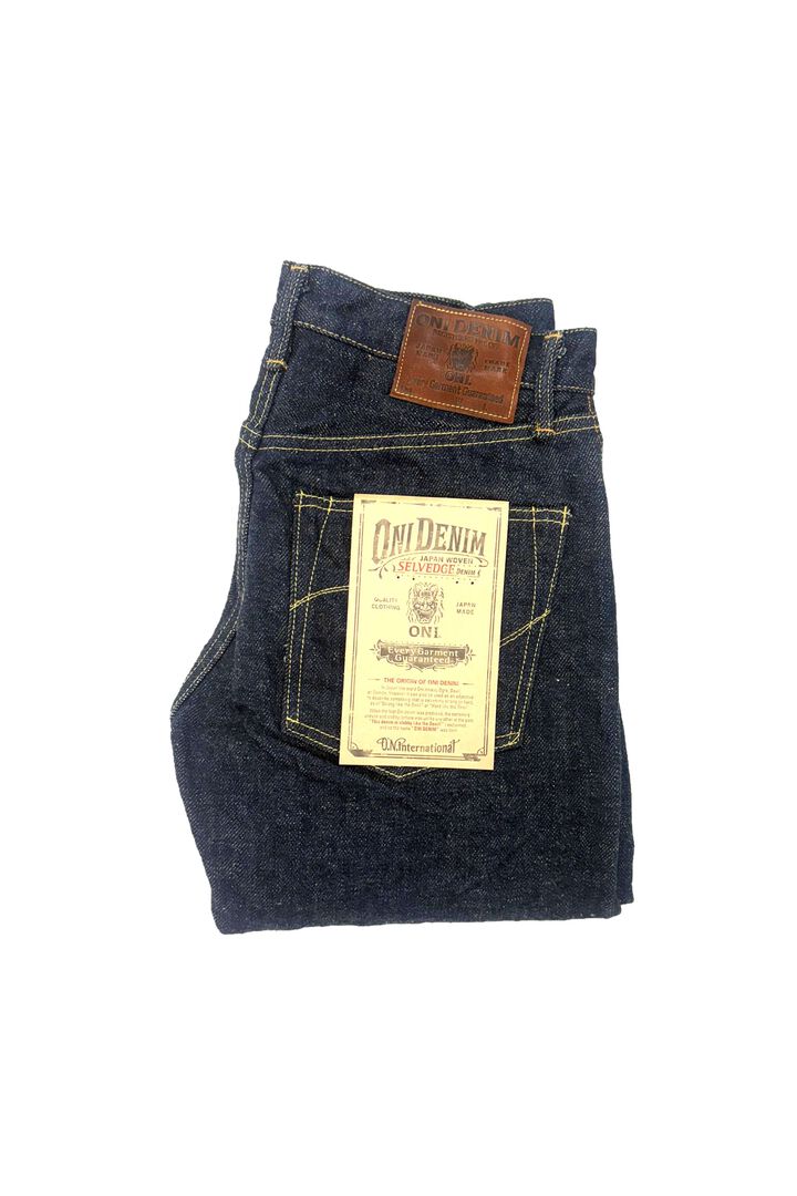 ONI288ZR-KAB 20oz Secret Denim Regular Straight Kabuki Selvedge,, medium