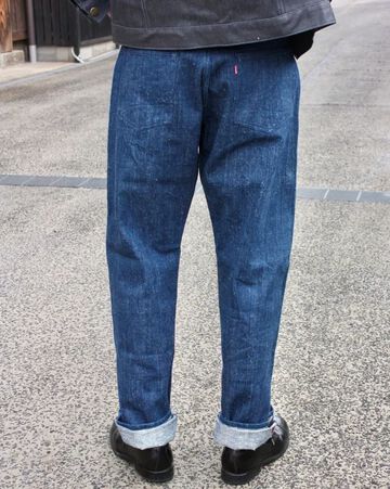 GZ-NPST-AI 13oz Natural Dyed Nep Straight Jeans Indigo,, small image number 9