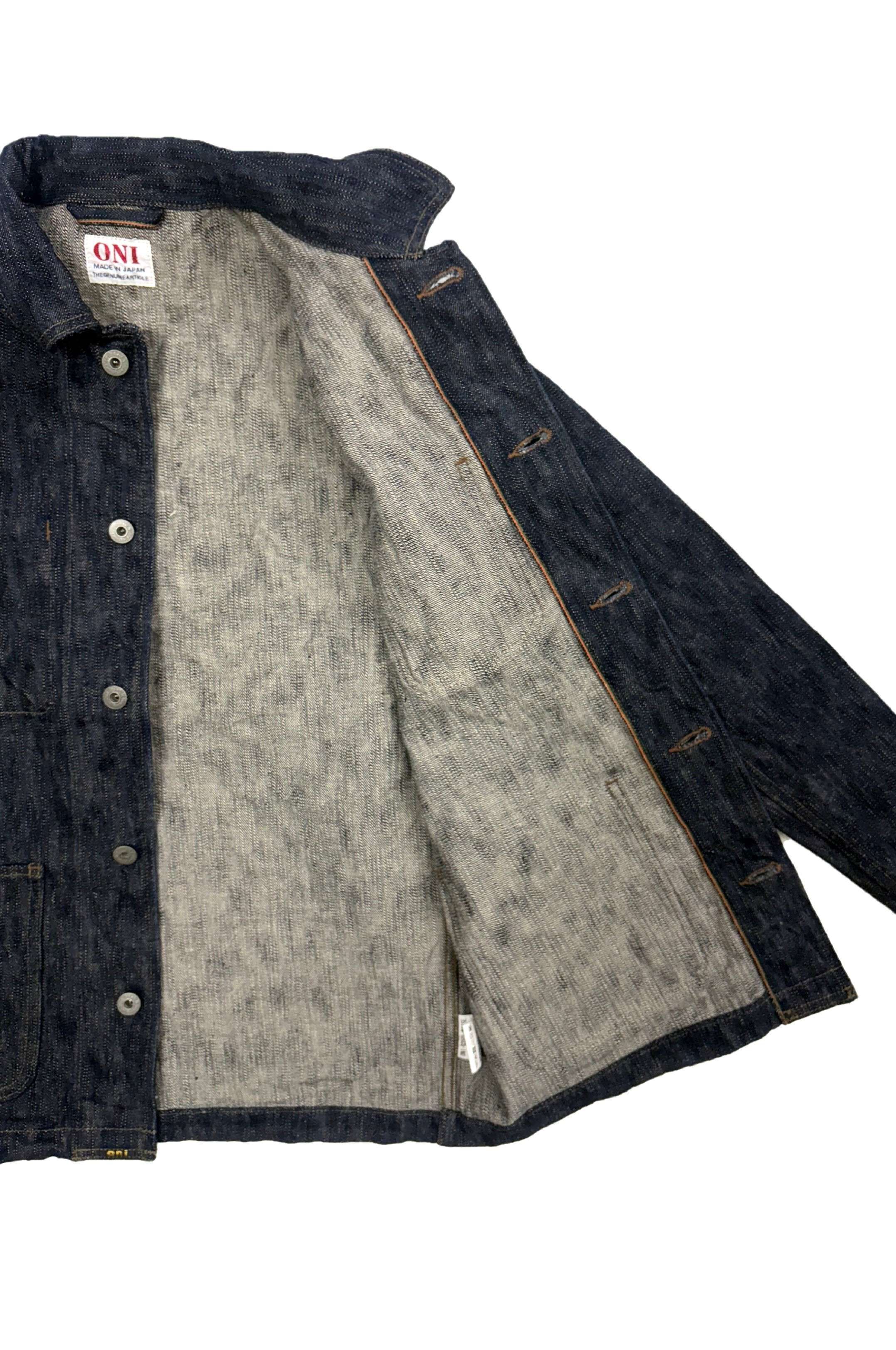 DENIMIO | ONI03502-鬼KASE 16oz Natural Indigo ONIKASE Coverall