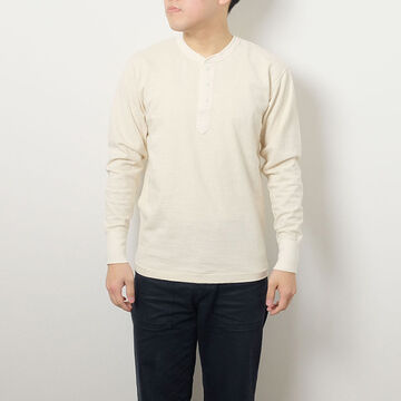 HBP-016 Henry Neck Long Sleeve T-Shirt (6 COLORS),OLIVE, small image number 1