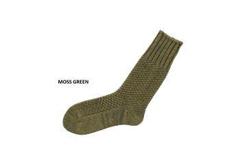 NK0701 WOOL COTTON BOOTS SOCKS (2025AW Limited Color),MOSS GREEN, small image number 0