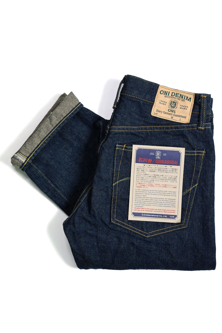 ONI-246-Ishikawadai 15oz Ishikawa-dai Denim Neat Straight,, medium
