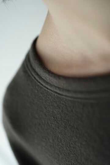 【CAPERTICA】CAP707CS32 Super140s Washable Wool MW_Jersey / Wool Trainer,OLIVE, small image number 7