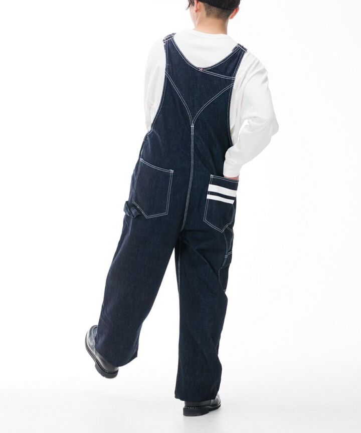 MZPT5001 12OZ "GOING TO BATTLE LABEL" DENIM OVERALLS,, medium image number 11