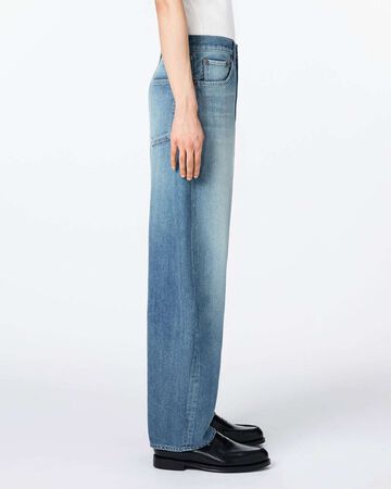 JMJA0902 (M01) 9oz Light Curve Jeans Medium Indigo,, small image number 1