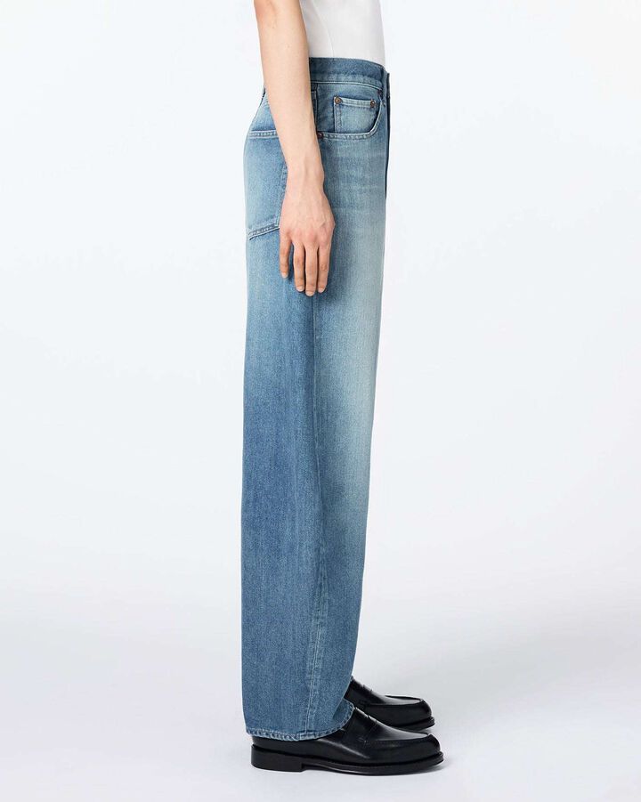 JMJA0902 (M01) 9oz Light Curve Jeans Medium Indigo,, medium image number 1