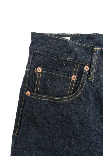 ONI200CCD-GOLV 15oz Crushed Concrete Denim Weft: Grayish Olive Kabuki Selvedge Wide Straight,, small image number 2