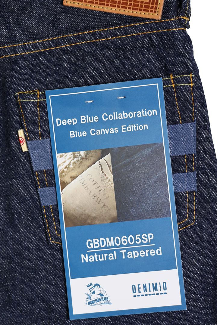 GBDM0605SP MOMOTARO JEANS X DENIMIO LIMITED EDITION 14.7OZ NATURAL TAPERED,, medium image number 5
