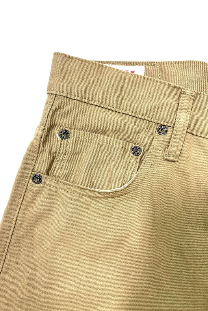 ONI266SVC-KHB Selvedge Chino Khaki Beige Relax Straight,, medium image number 4