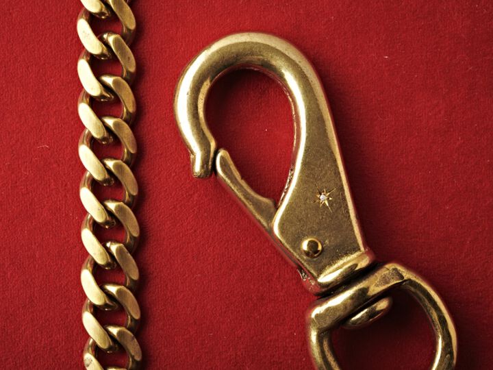 11AD-208 Classic Wallet Chain with Diamond,, medium