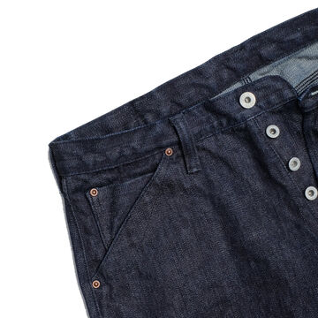 1705 15oz Standard Garage Denim Dark Indigo Straight,, small image number 3