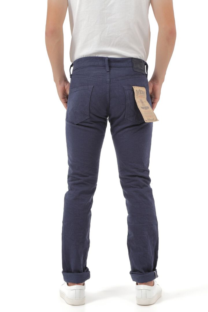 ONI-612-NVNV 12oz Navy warp and weft, Selvedge Denim Relax Tapered-One Washed-31,, medium image number 13