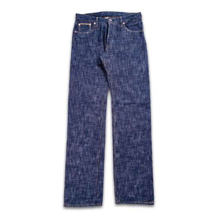 GZ-15SLSTSK-0611 15oz Kase (Skein) Dyed Slim Straight Jeans GRN,, medium