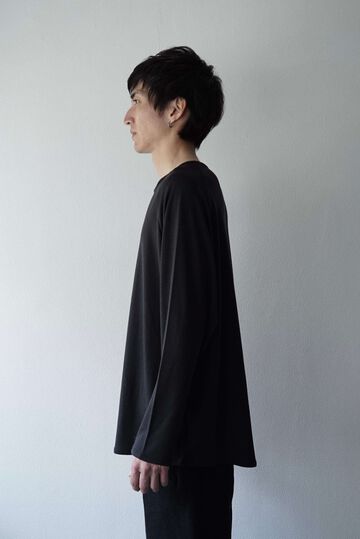 CAP708CS24 Super140s Washable Wool Jersey /Baseball Tee,SHIGOKU-IRO, small image number 4
