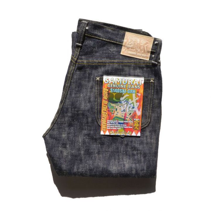 S140SXJ-GRK 18OZ LIMITED EDITION SHINSENGUMI "GORYOKAKU" RELAX TAPERED,, medium