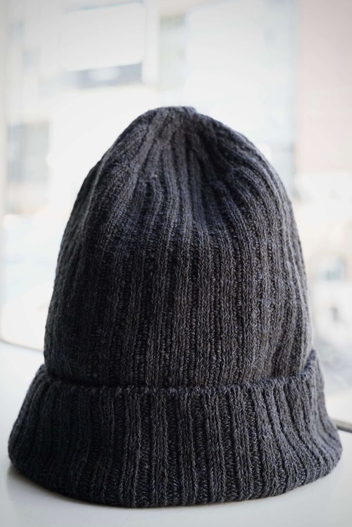244AC16 Hand Spun Cotton / Knit Cap,, medium