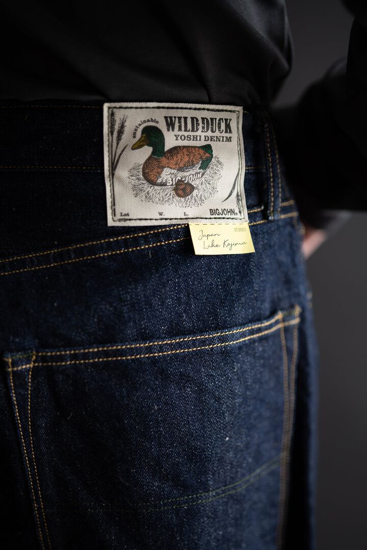 M1011RC 13.5OZ "YOSHIDENIM" GREEN LABEL WILD DUCK JEANS WIDE STRAIGHT,, medium image number 1