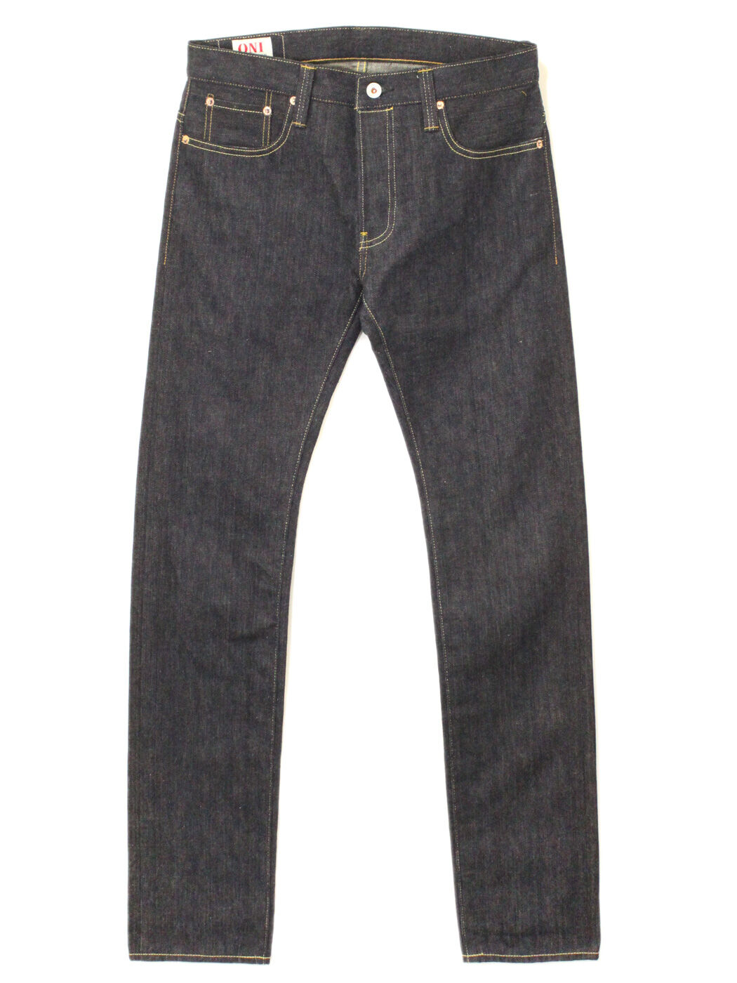 ONI 707LWZR 12.5OZ NATURAL INDIGO LOW TENSION DENIM EURO TIGHT STRAIGHT