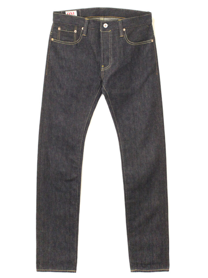 ONI-707LWZR 12.5OZ NATURAL INDIGO LOW TENSION DENIM EURO TIGHT STRAIGHT,, medium image number 0