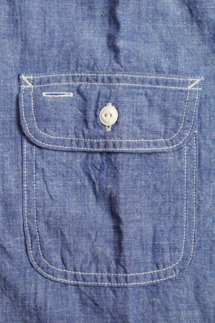 F3494 5OZ CHAMBRAY WORK SHIRT-One Wash-S,, medium image number 5