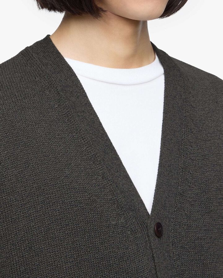 MMKN6002 KNIT C/D - WASHI PAPER (NAVY),NAVY, medium image number 5