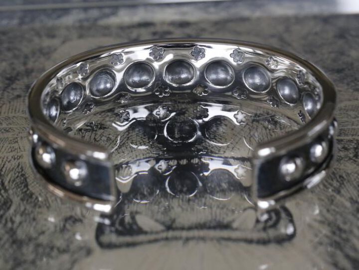 16AC-341 Hybrid Circle Silver Bangle,, medium image number 3