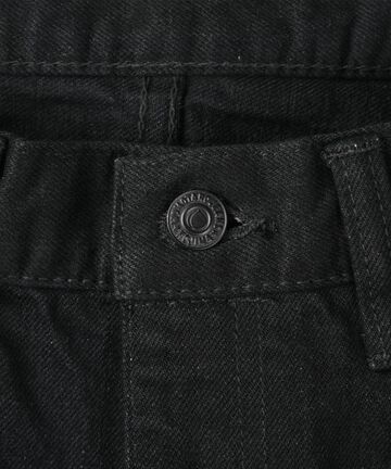 MXJE1205 BLACK x BLACK SLIMFIT STRAIGHT,BLACK, small image number 6