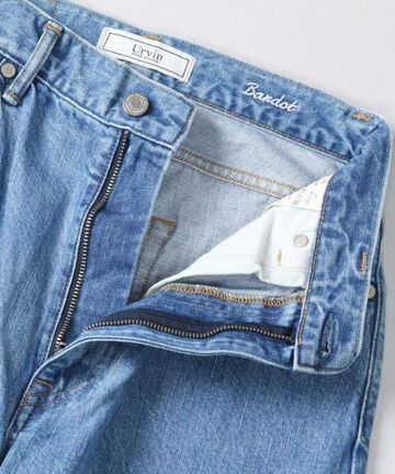 UP127305 High Waist Straight Bardot / 12oz Selvedge Denim-BLU-24,BLU, small image number 13