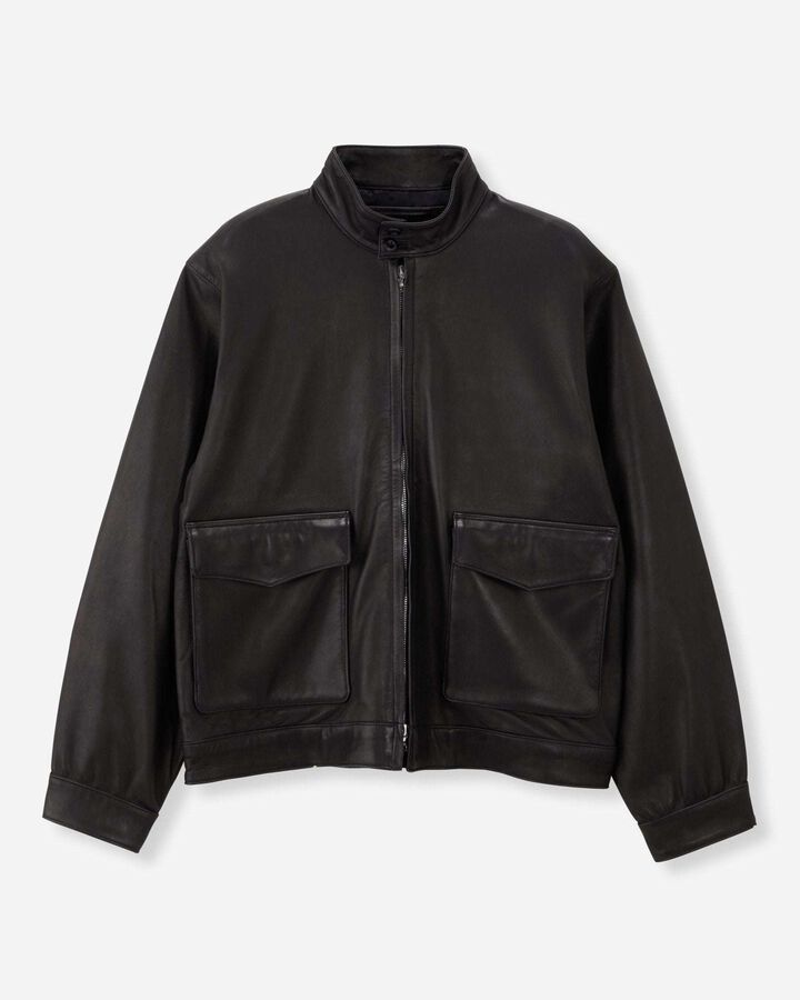 MMOT6321 SMOOTH LEATHER JACKET,, medium