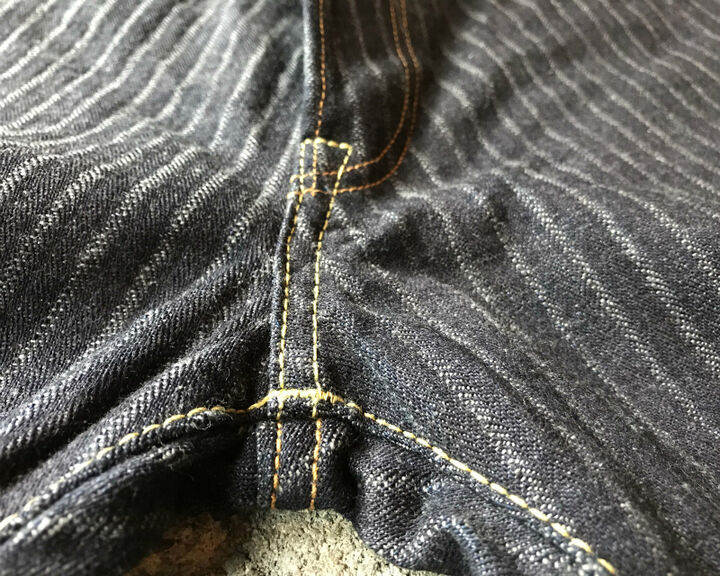 GZ-16ST-01OW 16oz Drop needle Herringbone jeans Straight(One washed)-One Washed-31,, medium image number 6
