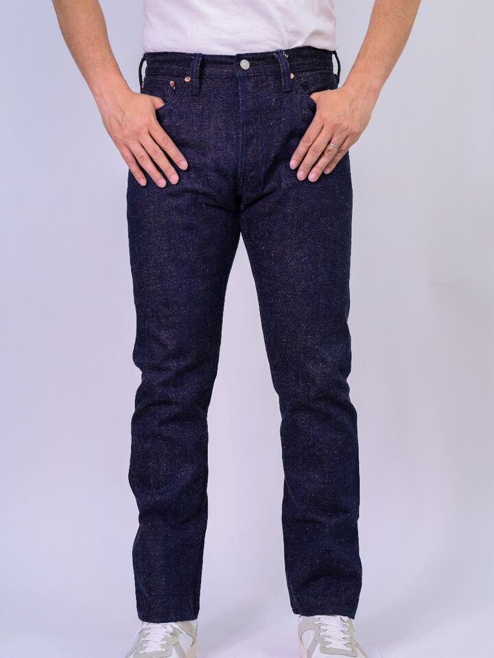 SC41201 13oz Awa × Ai indigo blend made of sugar cane DENIM SLIM TAPERED-28-28,, medium