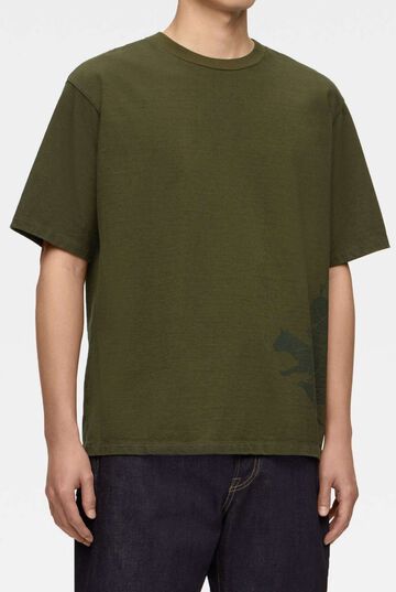 MXTS1045 HEAVY OUNCE SHORT SLEEVE T-SHIRT MOMOTARO,BLACK, small image number 9