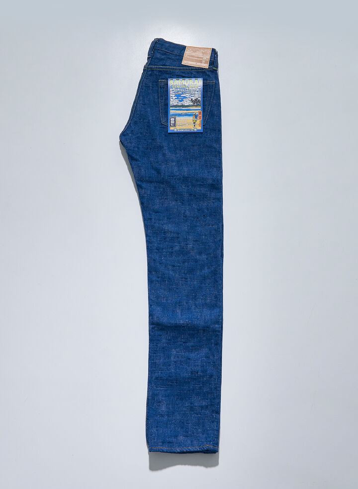S710XX17OZ-SLB 17oz "MURAKUMO" SLUB SLIM STRAIGHT JEANS,, medium image number 3
