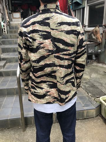 TCBDMCHJKTCAMO TCB JEANS x DENIMIO Tiger Camo Chore Jacket,, small image number 11