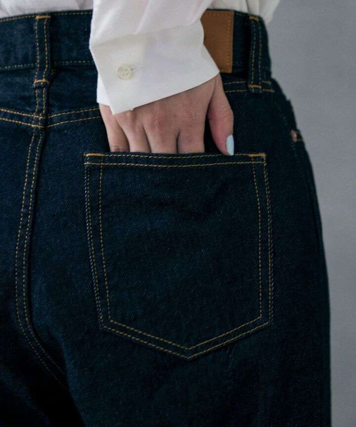 STJE1102 12OZ CROPPED JEANS【WOMEN'S】,INDIGO, medium image number 20