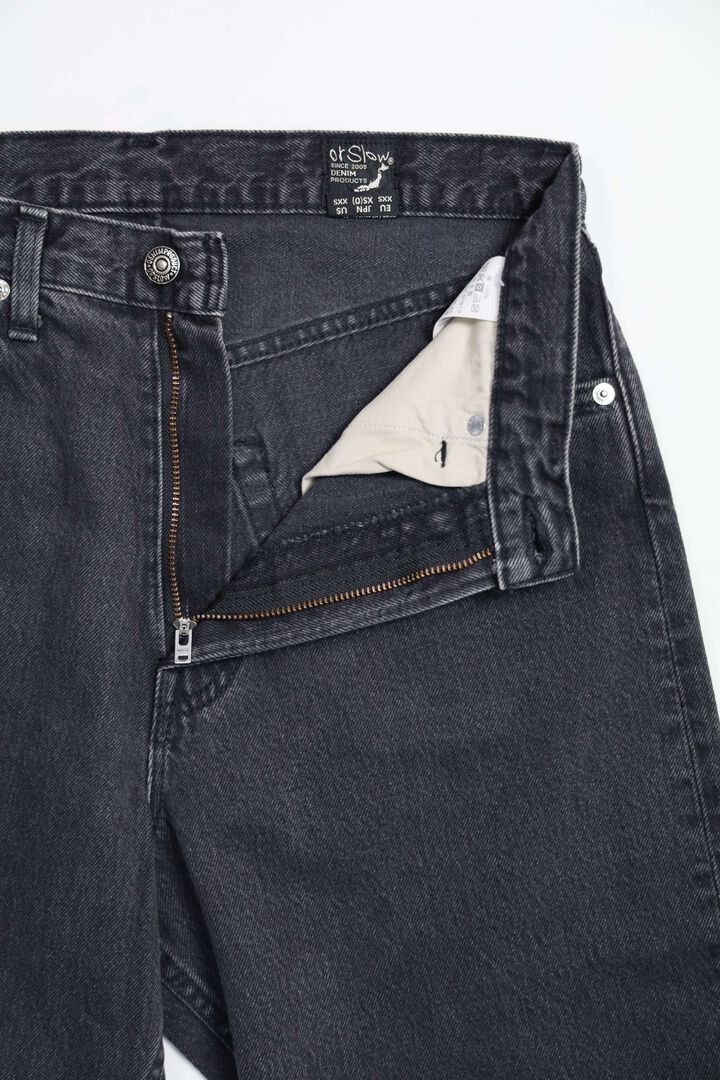 101 DAD'S FIT DENIM PANTS (BK DENIM STONE) 01-1010W-D61S,, medium image number 4