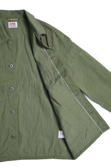 ONI03501-SVC 9.5oz Selvage Chino Coverall,KHAKI BEIGE, small image number 10