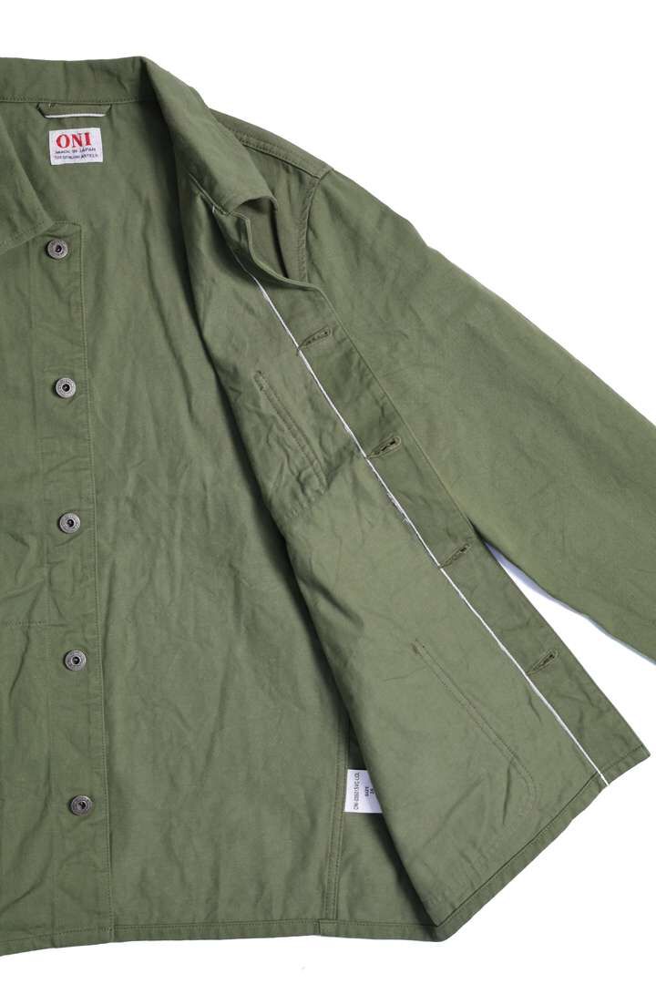 ONI03501-SVC 9.5oz Selvage Chino Coverall,KHAKI BEIGE, medium image number 10