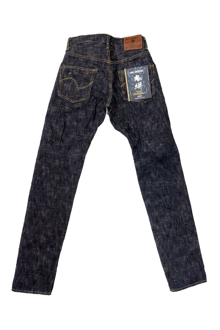 ONI902-KASURI 17oz ONI Kasuri Denim High Rise Relax Tapered,, medium image number 10