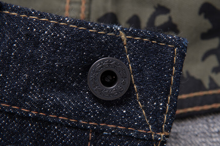 GZ-012 18oz GODZILLA GREAT MONSTER WAR Jeans Regular Straight,, medium image number 7