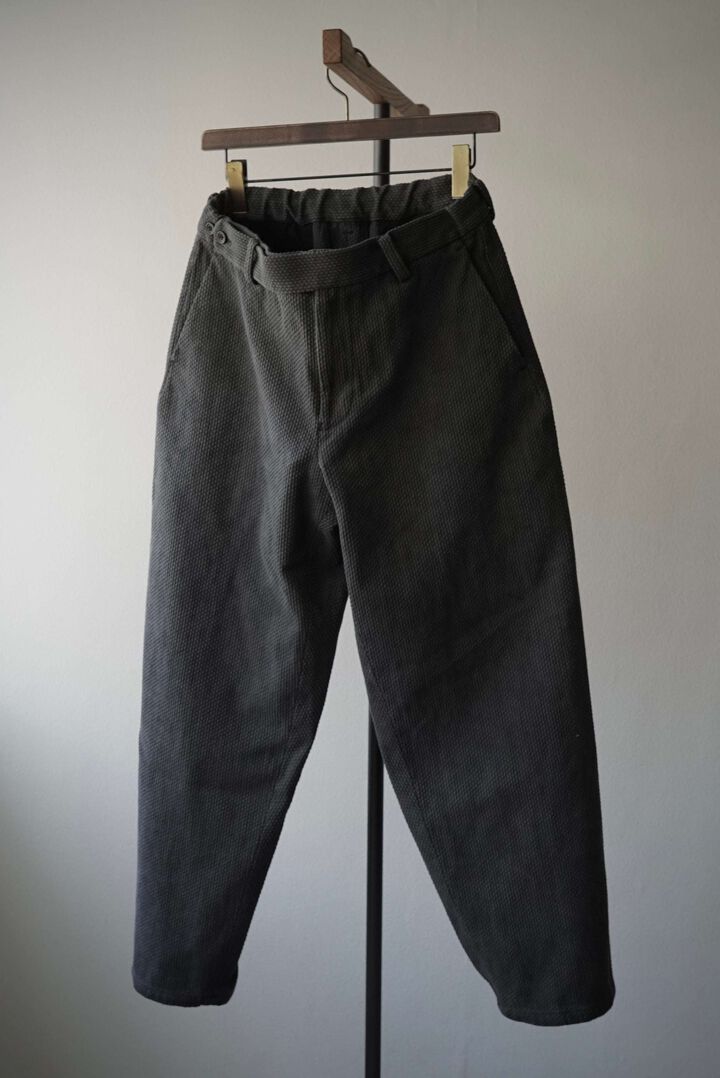 244PT06 Sashiko / Side Seamless Slacks,ANKOKU, medium image number 15