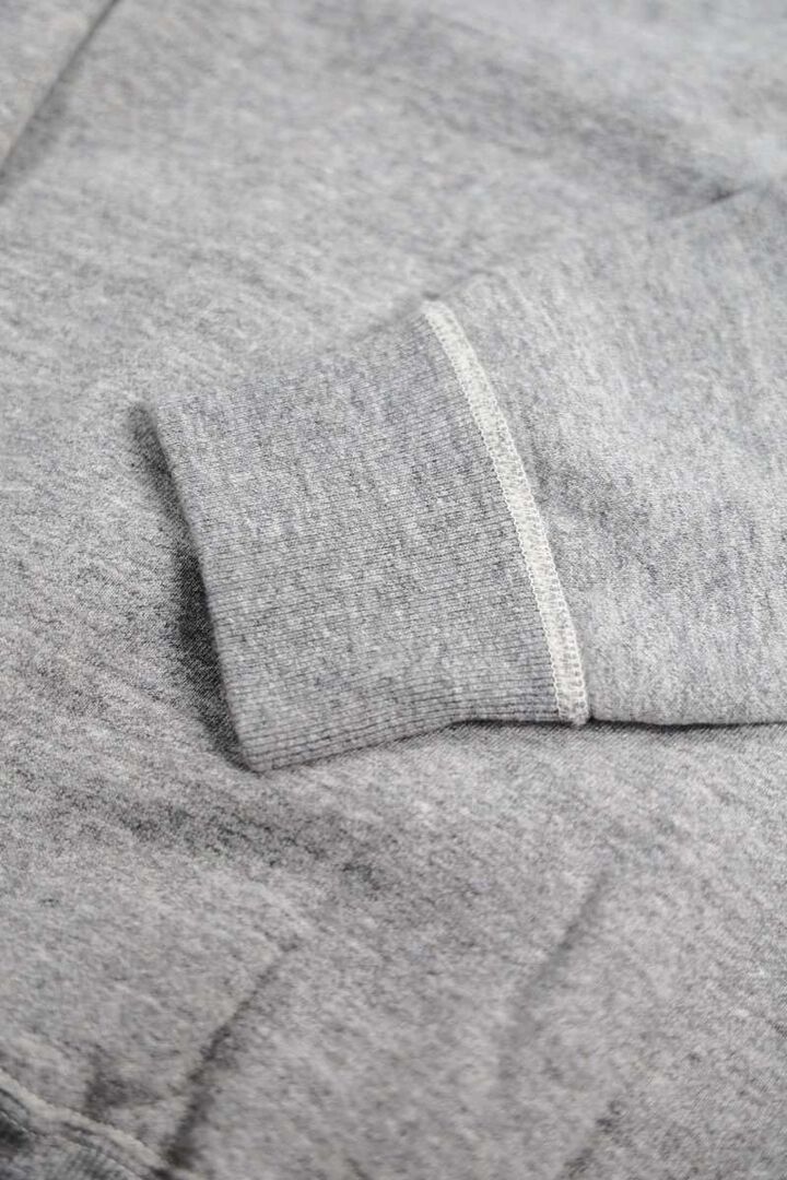 03-0015 LOOP WHEEL CREW NECK SWEAT SHIRT 64HEATHER GRAY,, medium image number 3