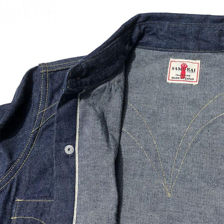 SWDL01 10oz Denim Western Shirts-XXXXL,, medium image number 6