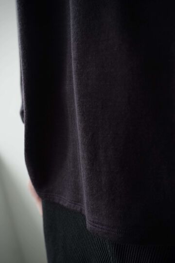 【CAPERTICA】CAP708CS22 Super120s Washable Wool Jersey /Vneck L/S Tee,SHIGOKU-IRO, small image number 4