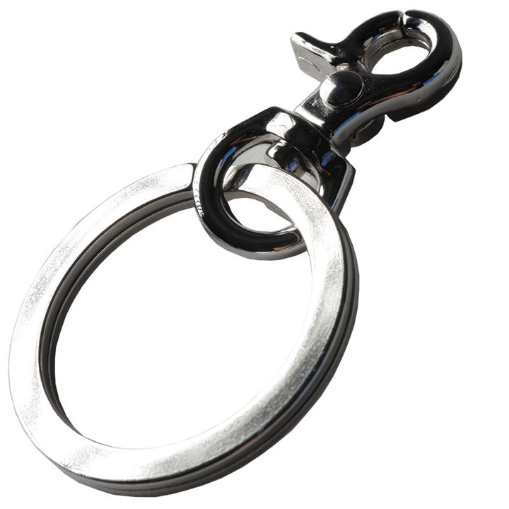 PAILOT RIVER PR-KHGN-R (REDMOON) Key Holder PR-KHGN-R (Oil Leather Black, Oil Leather Red Brown, Oil Leather Dark Brown, Saddle Leather Natural),SADDLE LEATHER NATURAL, medium image number 5