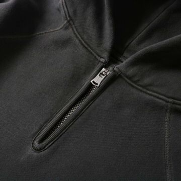 BR-3042PG COZUN PULLOVER HOODIE WIDE RAGLAN HALF ZIP (KHAKI),KHAKI, small image number 7