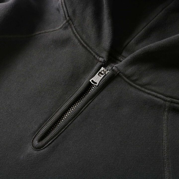 BR-3042PG COZUN PULLOVER HOODIE WIDE RAGLAN HALF ZIP (KHAKI),KHAKI, medium image number 7