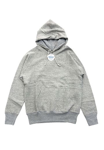 Lot 270 88/12 Heather 4-Needle Raglan Hoodie,GRAY, small image number 1